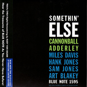 Cannonball Adderley / Somethin&#039; Else (Blue Note LP Miniature Series) (미개봉)