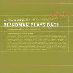 Blindman Saxophone Quartet / Blindman Plays Bach (미개봉)